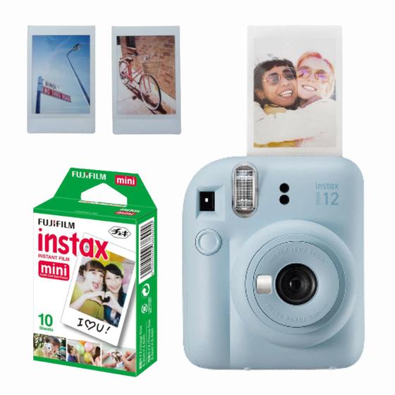 Imagem de Câmera Instantânea Instax Kit Mini 12 Azul + 10 Filmes Fujifilm