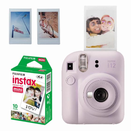 Imagem de Câmera Instantânea Instax Kit Mini 12 Lilas + 10 Filmes Fujifilm