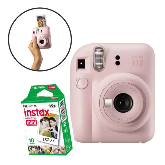 Imagem de Câmera Instantânea Instax Mini 12 Rosa Claro com Filme de 10 poses