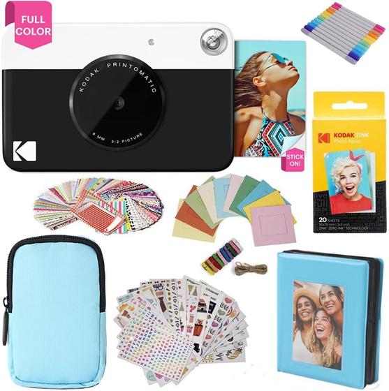 Imagem de Câmera Instantanea Kodak Printomatic - Pacote de Presente Preto