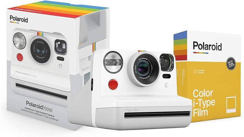 Imagem de Câmera Instantânea Polaroid Now I-type Autofocus Everything Box 6025 - Branca