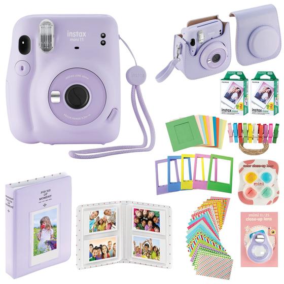 Imagem de Câmera Instax Mini 11 Fujifilm + 40 Filmes - Kit Completo