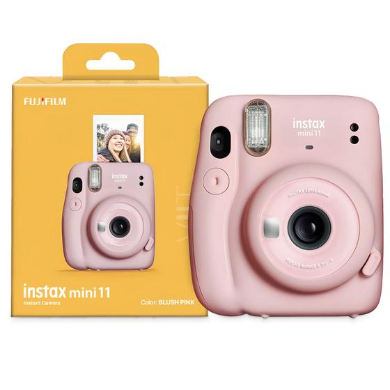 Câmera Instax Mini 11 Instantânea Fujifilm Rosa Espelho Selfie - Máquina  Tirar Foto na Hora - Câmeras Instantâneas - Magazine Luiza