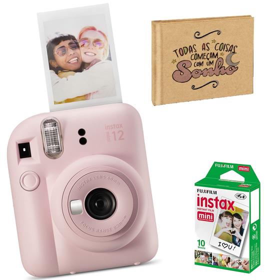 Imagem de Câmera Instax Mini 12 + Filme 10 fotos + Álbum Instax Lovers