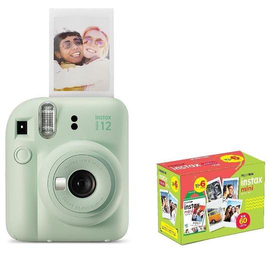 Imagem de Câmera Instax Mini 12 + Filme De 60 - Kit Exclusivo - Verde