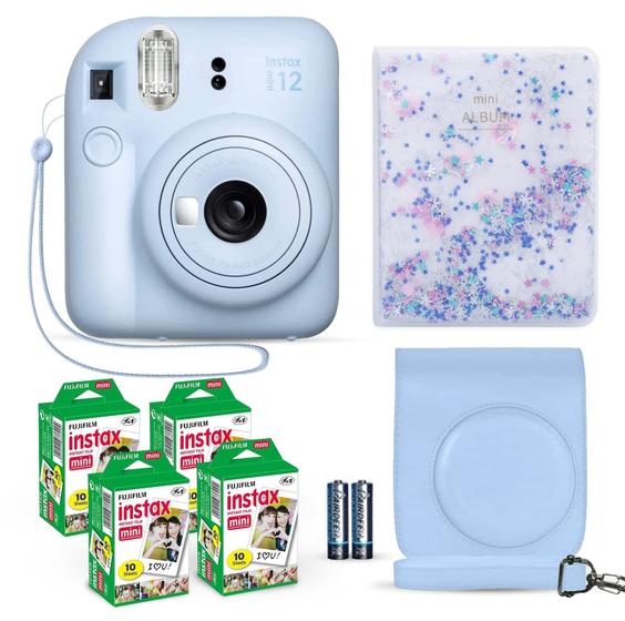 Imagem de Câmera Instax Mini 12 Fujifilm Azul Pastel - Com Filme