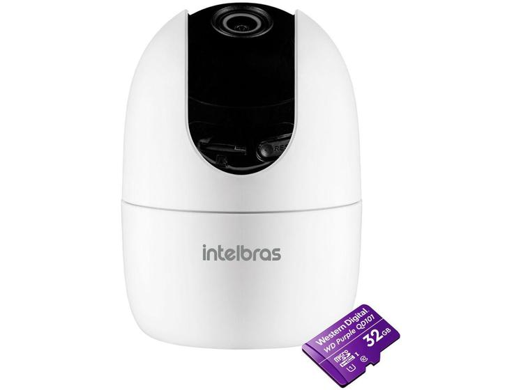 Câmera Inteligente Wi-Fi Intelbras Full HD - IM4 C com Cartão de Micro SD 32GB Menor preço em Câmera Inteligente Wi-Fi Intelbras Full HD - IM4 C com Cartão de Micro SD 32GB