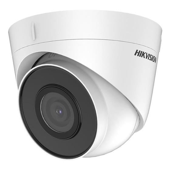 Câmera Ip 2mp Turret Dome Metálica Plástica Ir30m Poe Roi Ip67 H.265 Dwdr Ds2cd1323g0ei