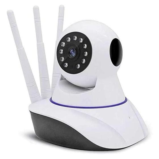 Imagem de Câmera Ip 3 Antenas Wifi 3 Geração Visão Noturna Sem Fio