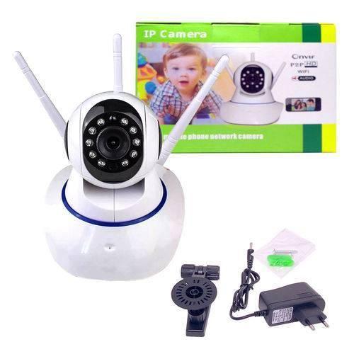 Imagem de Câmera Ip 3 Antenas Wireless Sem Fio Wifi Hd Sensor Noturno