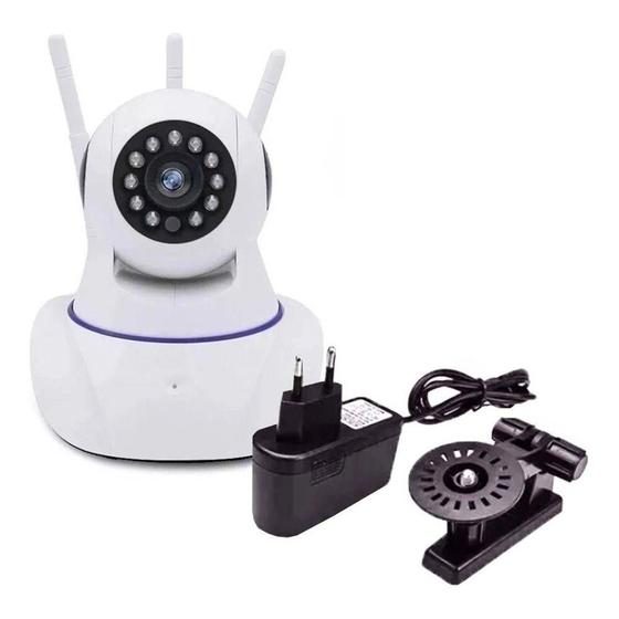 Imagem de Câmera Ip 360 3 Antenas Camera IP Wifi com Áudio