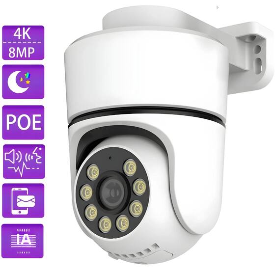 Simicam Camera Câmera IP 4K PTZ Colorida Para Exterior Visão Noturna Inteligente ...