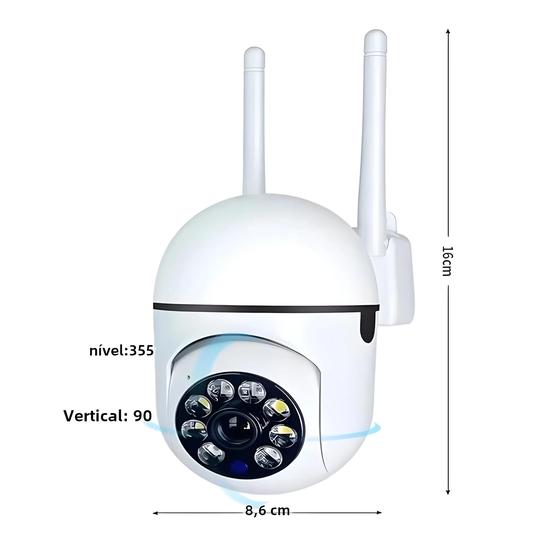 Imagem de Câmera IP 5MP 5G WiFi PTZ - Rastreamento Humano, 4x Zoom e Visão Noturna