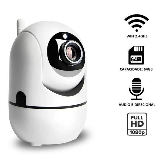 Imagem de Camera Ip Baba Eletronica Wifi Ptz Robo Audio Auto Tracking ROBOZINHO