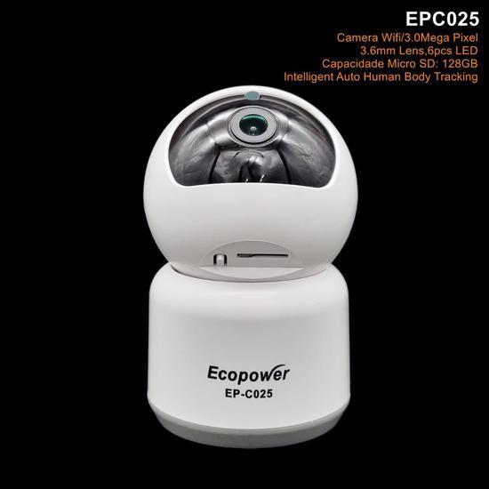 Camera IP Ecopower EP-C025 Wifi 3.6MM White Menor preço em Camera IP Ecopower EP-C025 Wifi 3.6MM White