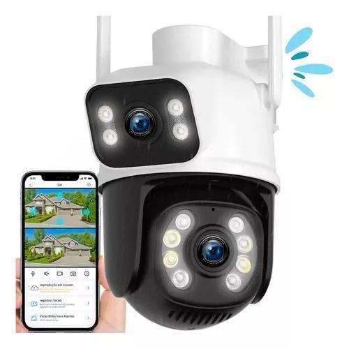 Imagem de Câmera IP Exterior WiFi 2 em 1 Abuntu 4MPx - DRAIK