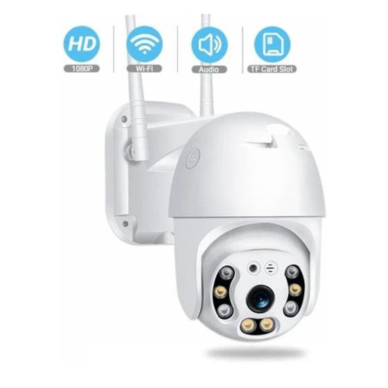 Camera Ip Giratória 1080p Externa Prova Dágua Zoom Noturna Menor preço em Camera Ip Giratória 1080p Externa Prova Dágua Zoom Noturna