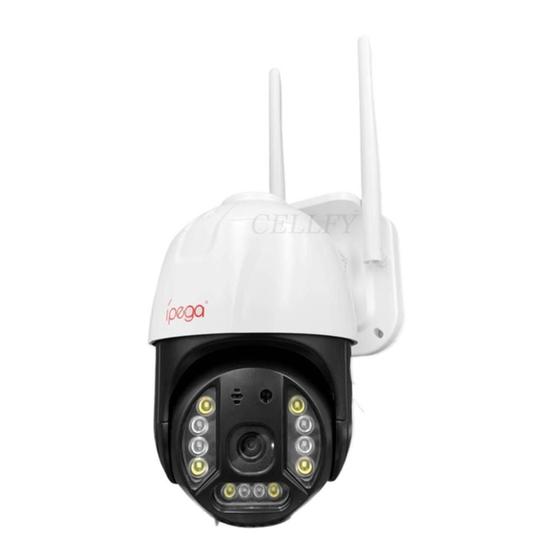 Camera Ip Giratória Wifi Externa Speed Dome Prova Zoom Água HBtech