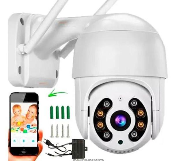 Imagem de Câmera Ip Icsee ou yousee ptz speed dome Prova Dágua Infravermelho Externa Wifi Hd  Smart Câmera  EThinkoiu