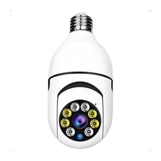 Imagem de Camera Ip Inteligente Lampada Panoramica Yoosee Wifi E Espiã
