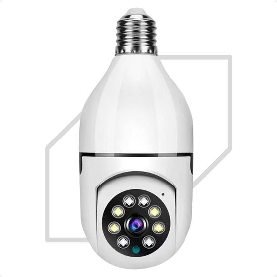 Imagem de Camera Ip Inteligente Lampada Panoramica Yoosee Wifi E Espiã