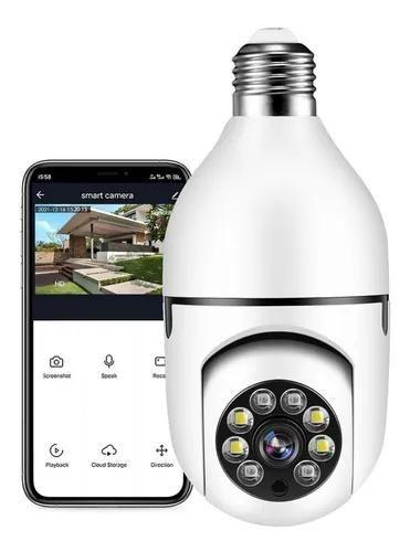 Imagem de Camera Ip Inteligente Lampada Panoramica Yoosee Wifi E Espiã