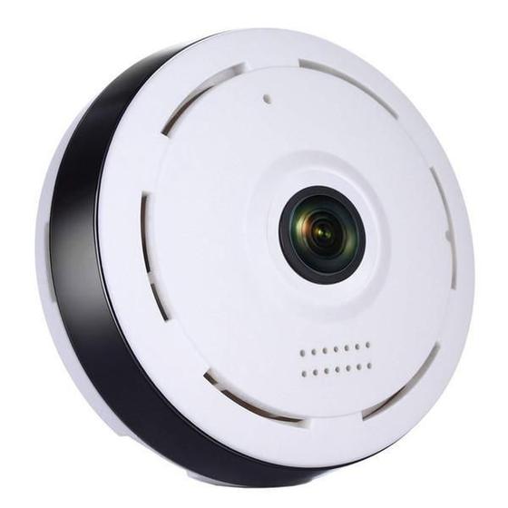Câmera Ip Panorâmica Teto 3D Wi-Fi 360º Vr Cam Olho De Peixe - Md-360 ...