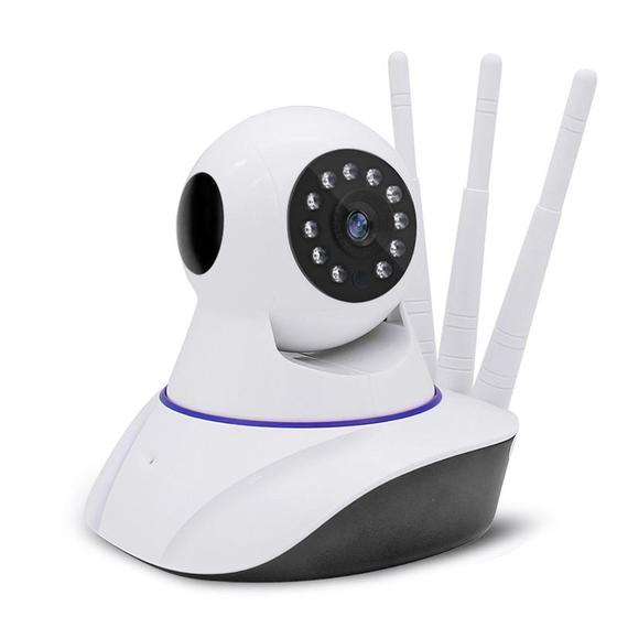 Imagem de Câmera IP Robô Interna ONVIF 10 Leds 1.3MP WIFI com 3 antenas