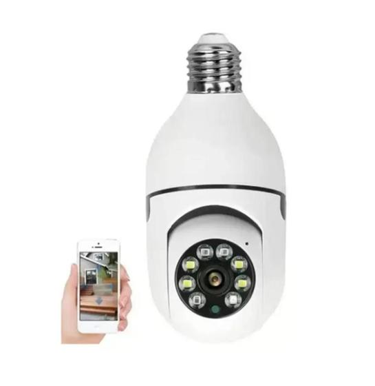 Imagem de Camera Ip Segurança Lampada Yoosee Panoramica Espia Sensor