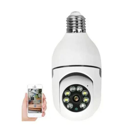 Imagem de Camera Ip Segurança Lampada Yoosee Panoramica Espia Sensor