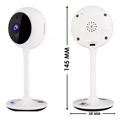 Imagem de Câmera Ip Segurança Wifi Wireless Espiã Noturna Onvif