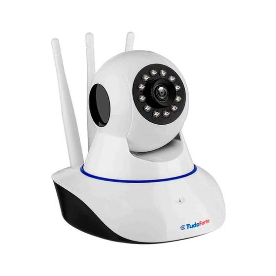 Imagem de Câmera IP Sem Fio Wifi HD 720p Robô Wireless, Com áudio, Grava em Cartão SD, com 3 Antenas e Visão Noturna de 10m