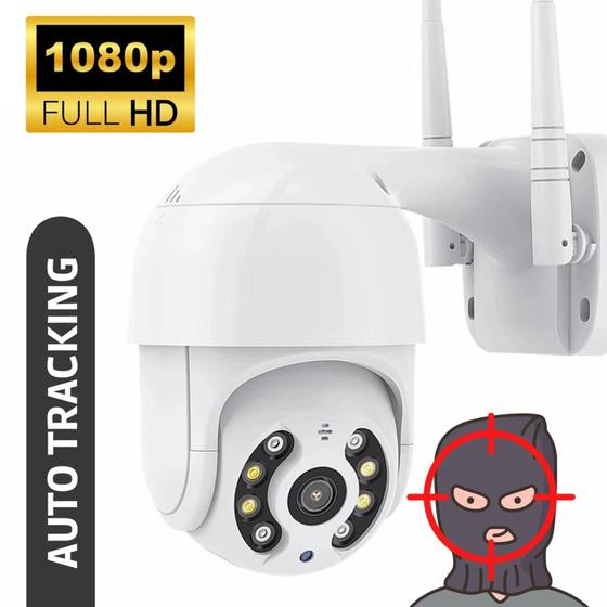 Câmera Ip Wifi Externa Com Visão Noturna Colorida Zoom 4x Menor preço em Câmera Ip Wifi Externa Com Visão Noturna Colorida Zoom 4x