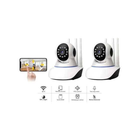 Imagem de Câmera IP WiFi HD Motorizada 360° com Visão Noturna