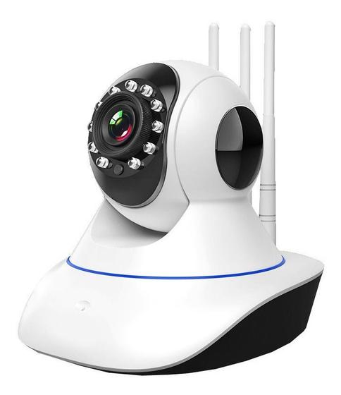 Imagem de Câmera Ip Wifi Robo 3 Antenas Baba Eletrônica App Celular Visão Noturna