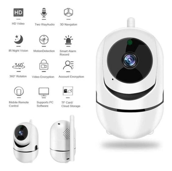 Imagem de Camera Ip Wifi Robo Inova Onvif Audio Varredura Automática
