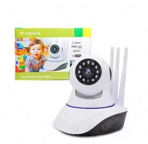 Imagem de Camera Ip Wifi Robozinho Baba Eletronica Com Audio Hd 1.3M 3 Antenas