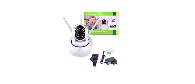 Imagem de Camera Ip Wifi Robozinho Baba Eletrônica Com Audio Monitoramento