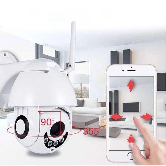 Imagem de Câmera Ip Wifi Rotativa Externa Micro espiã Top Smart HD