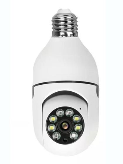 Imagem de Camera Lampada Espia E Monitoramento Wifi Led