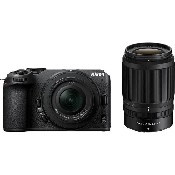 Imagem de Camera Nikon Z30 Kit 16-50Mm Vr + Lente Nikon Dx 50-250Mm