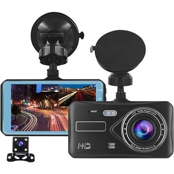 Imagem de Camera para Carro Satellite A-DVR052 de 12MP com Tela 4.0" USB/SD/Av