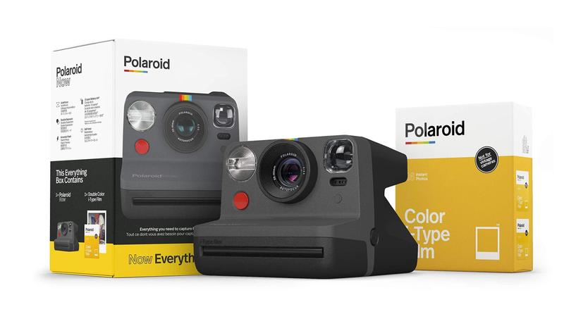 Imagem de Câmera Polaroid Originals Now I-Type com pacote de filme preto