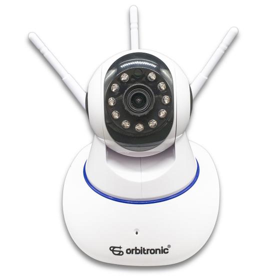 Câmera Segurança 3 Antenas Ip Onvif Wifi Noturna Orbitronic Imagem de Câmera Segurança 3 Antenas Ip Onvif Wifi Noturna Orbitronic