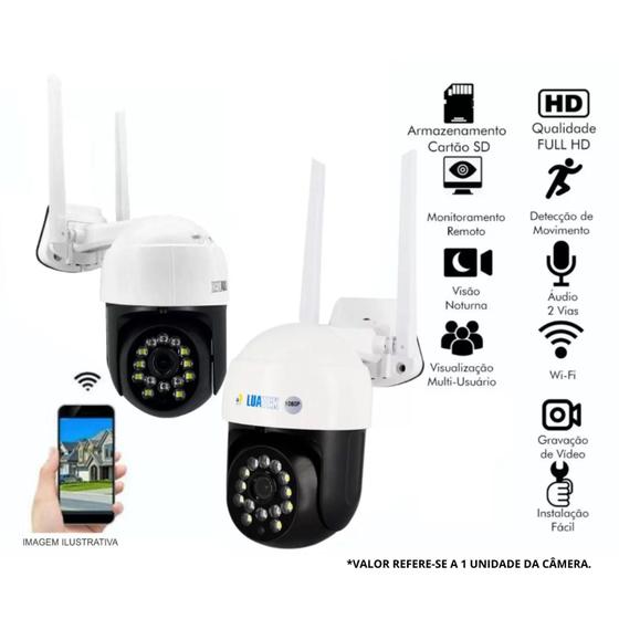 Câmera Segurança Ip Wi-fi Externa Full Hd 1080p Vigilância 360 Speed Dome Ptz Menor preço em Câmera Segurança Ip Wi-fi Externa Full Hd 1080p Vigilância 360 Speed Dome Ptz