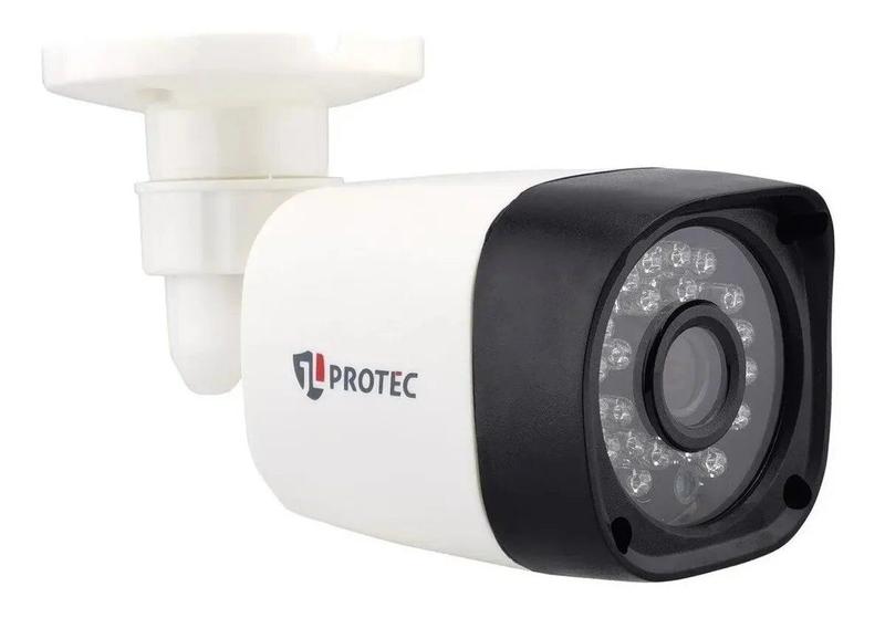 Câmera Segurança Jl Protec JL10KF20A 2mp Bullet 1080p 2.8mm Câmera de Segurança e Acessórios