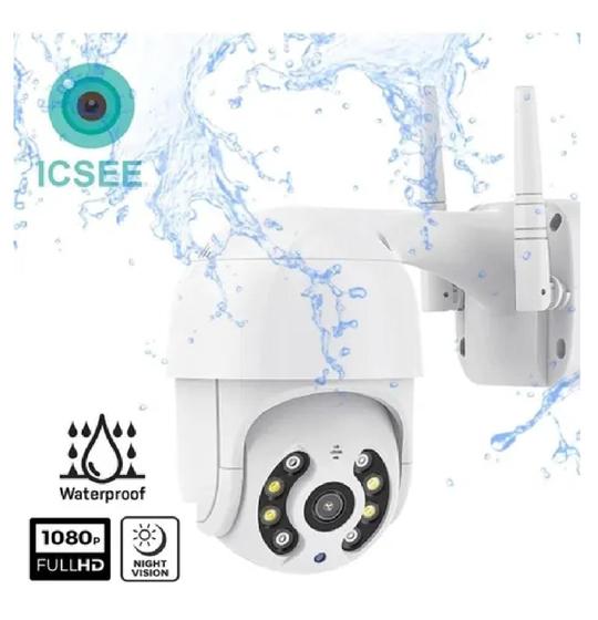 Imagem de Câmera Segurança Monitoramento Smart Ip 360 Wifi Icsee Robozinho  FUll HD Prova D'água