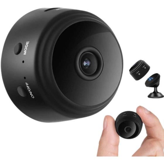 Câmera Sem Fio Pequena Pratica Fácil Instalação Espiã A9 Monitore Pelo Celular Recarregável Menor preço em Câmera Sem Fio Pequena Pratica Fácil Instalação Espiã A9 Monitore Pelo Celular Recarregável
