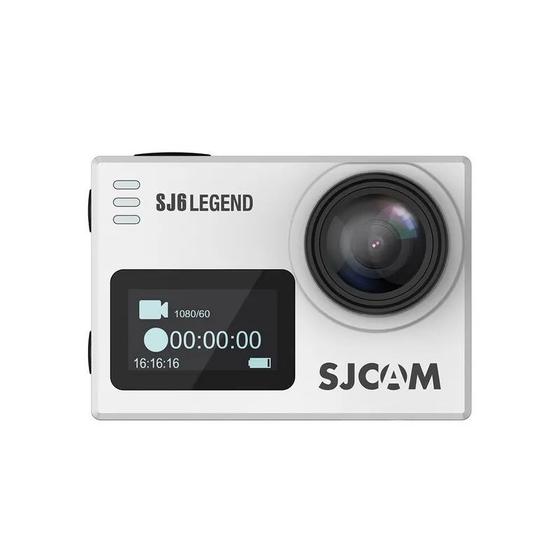 Câmera Digital Sjcam Câmera Legend Touch Gyro Fpv Hd 4k Filmadora Sport a Prova D' Água Prata 16.0mp - Sj6