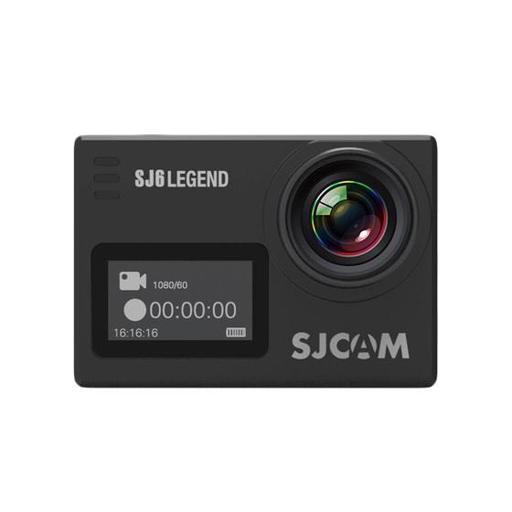 Câmera Digital Sjcam Câmera Legend Touch Gyro Fpv Hd 4k Filmadora Sport a Prova D' Água Preto 16.0mp - Sj6